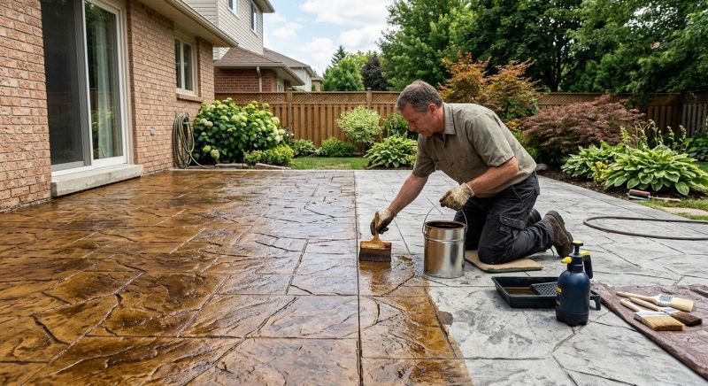 Concrete Patio Finishing in Corpus Christi, TX