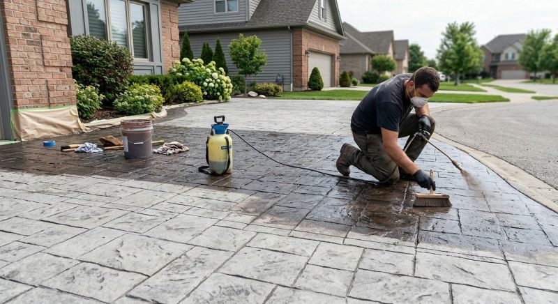 Concrete Staining Service in Corpus Christi, TX