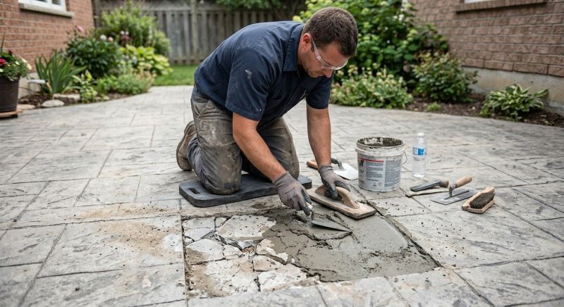Decorative Concrete Repair in Summerville, SC