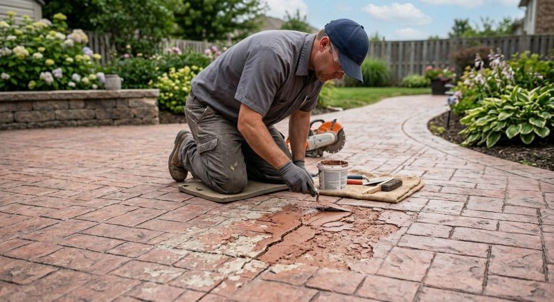 Decorative Concrete Repair in Bellingham, WA