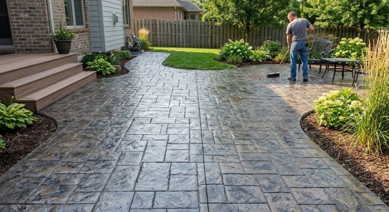 Stamped Concrete Service in Dallas, TX